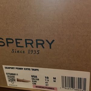 Sperry leather boot shoes